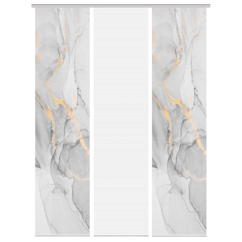 Perdomo Semi Sheer Curtain Panel Pair, Grey