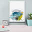 «Abstract Landscape No. 35» par Jan Weiss, art mural sur toile-1547857999