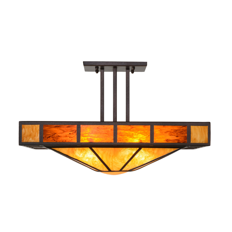 4 - Light Semi Flush Mount