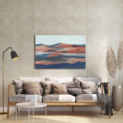 «Sienna Ridge 1» par Ethan Harper, art mural en verre acrylique