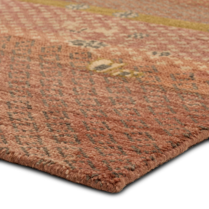 Jaipur Living Kakero LIB14 Handknotted Bohemian Red Area Rug (10'x14'), Rectangle 10' x 14'