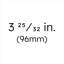 Ethan 3-3/4" (96mm) Satin Brass Edge Pull-53903248-108649036