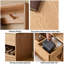 Portemanteaux en bois massif Burlywood