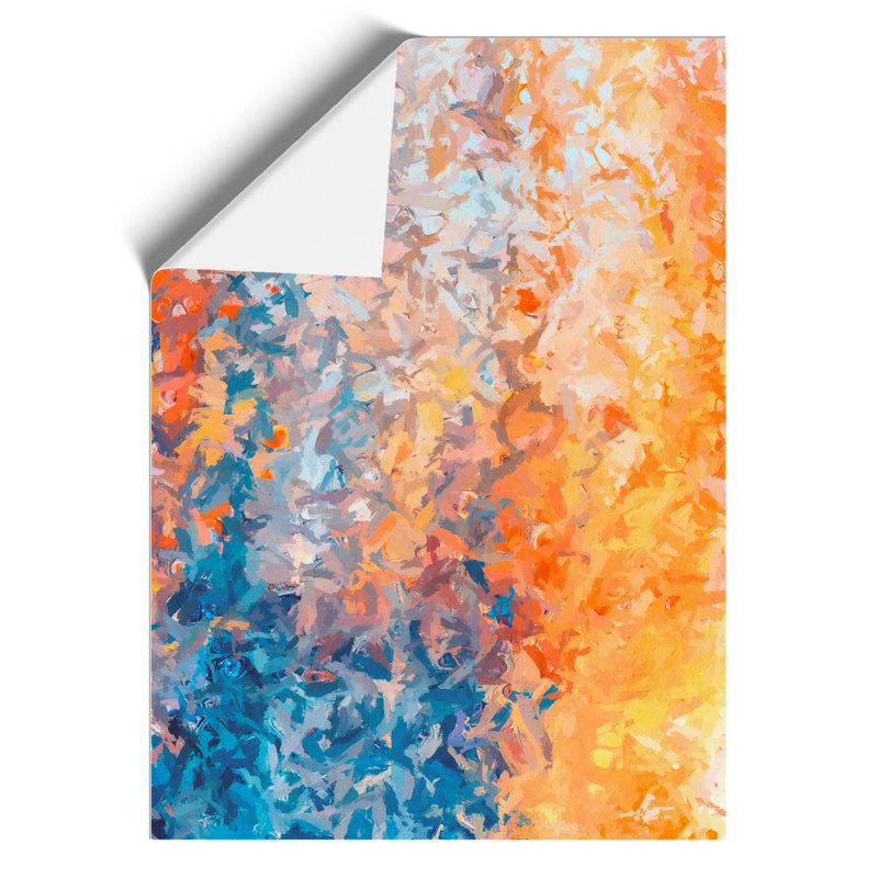 Broken Through Abstract - Wall Art, Paper, 29.7cm H x 21cm W, No Matte