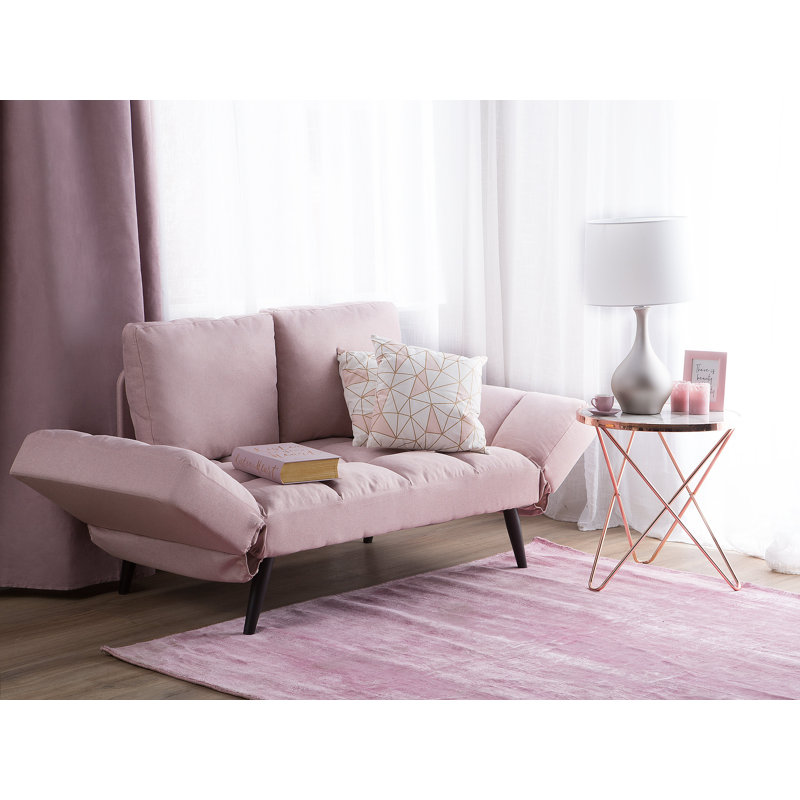 Newtowne 2 Seater Sofa Bed, Pink