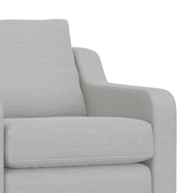 Fauteuil large de 31,75 po Giralda Casoni, Tissu beige 161