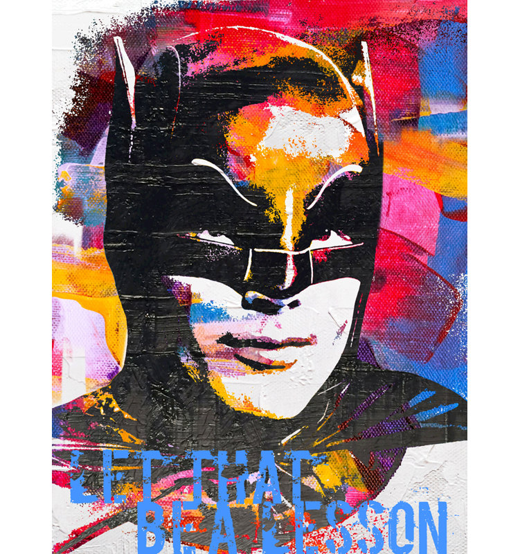 " Let That Be A Lesson " by Steven Chambers, 18" H x 15" W x 1.5" D