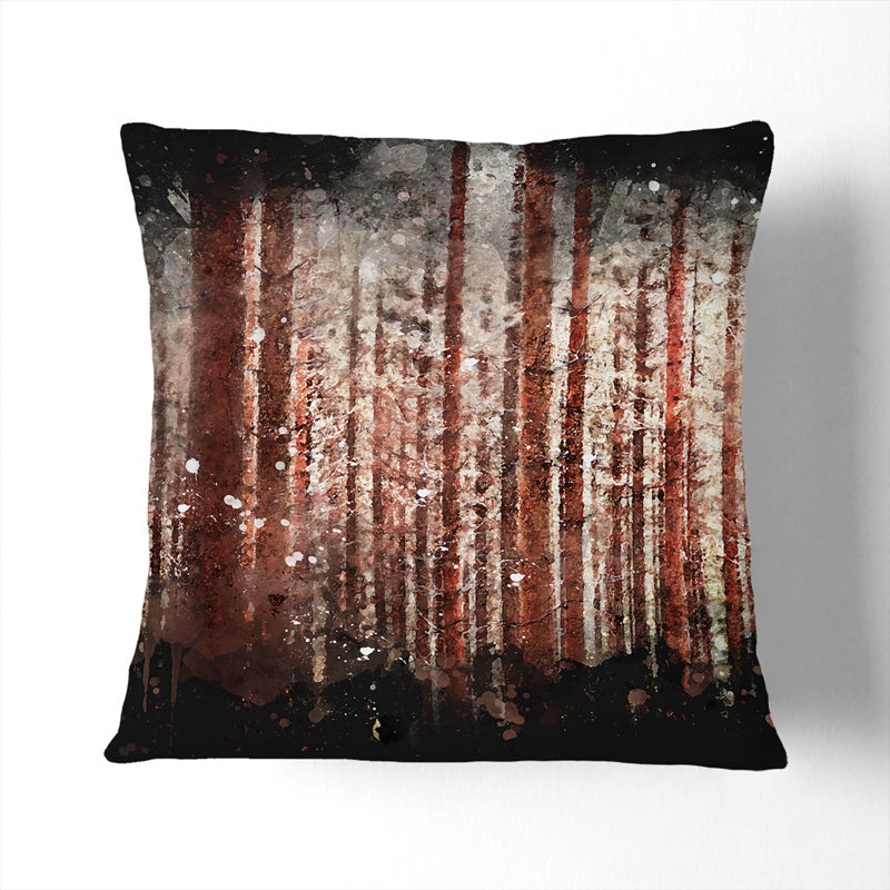 Square Cushion, 55cm H x 55cm W x 20cm D, Black