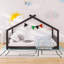 Lit en bois House Bed (Lit)-691262439-691262438