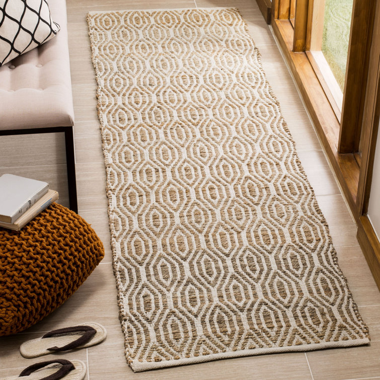 Gilchrist Geometric Handmade Flatweave Jute/Sisal Natural Area Rug