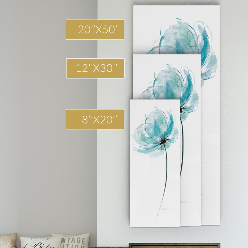 «Quiet Contemplation II» par Carol Robinson, reproduction d'art graphique sur toile, H 20 po x l 50 po x P 1,5 po