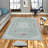 Luxurious 3D Printed Woven Carpet, 55.1 x 86.6 inches | 100% Polyester, Antibacterial, Machine Washable | Non-Slip PVC Felt Dot Underside, 0.3 in Pile Height | Perfect for Living Room, Bedroom & Home Decor-1185777207