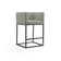 Upholstered Counter Stool with Metal Frame