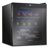 Ivation Single Zone 17.3'' Freestanding 12 Bottle Wine Refrigerator