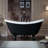 59" x 28" Clawfoot Soaking Acrylic Bathtub-51226567-61051261
