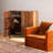 Acres 39" Bar Cabinet in Carved Brownstone