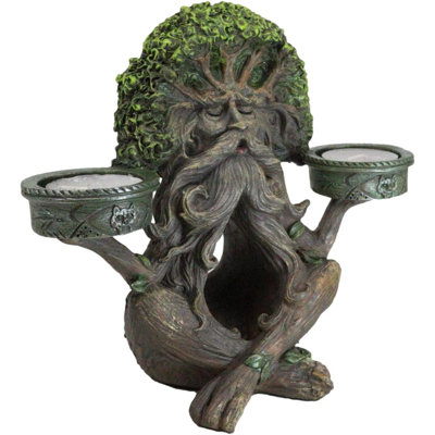 Figurine brûleur d'encens et bougeoir