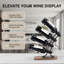 4 Bottle Tabletop Wine Bottle Rack Black