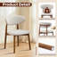 Solid Wood Side Chair in Beige