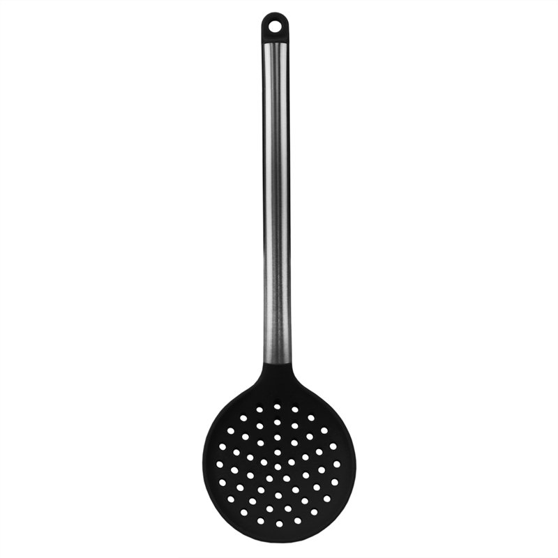 Écumoire à main en acier inoxydable en silicone