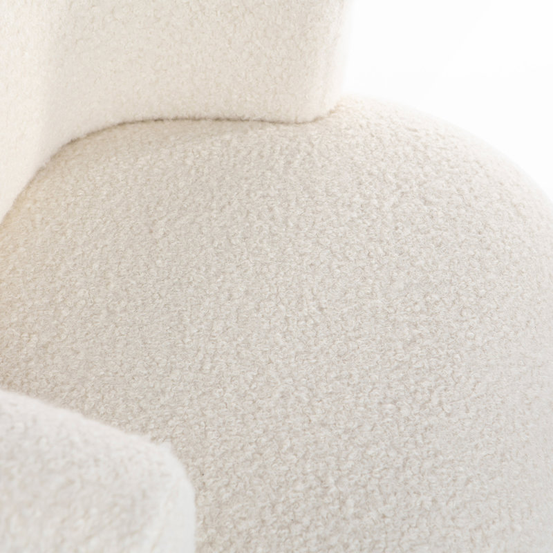 Fauteuil demi-tonneau Laranya, Beige