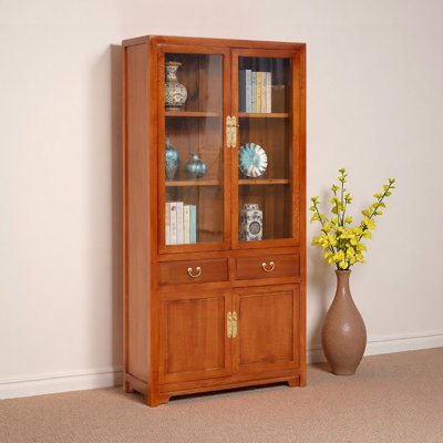 Chinese style large storage bookcase