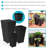 Assorted Square Black Polyrattan Outdoor Basket Planter with Liner 3-Count