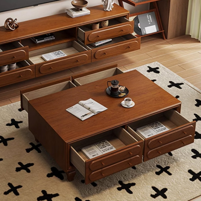 Table basse Design Sens, Brun