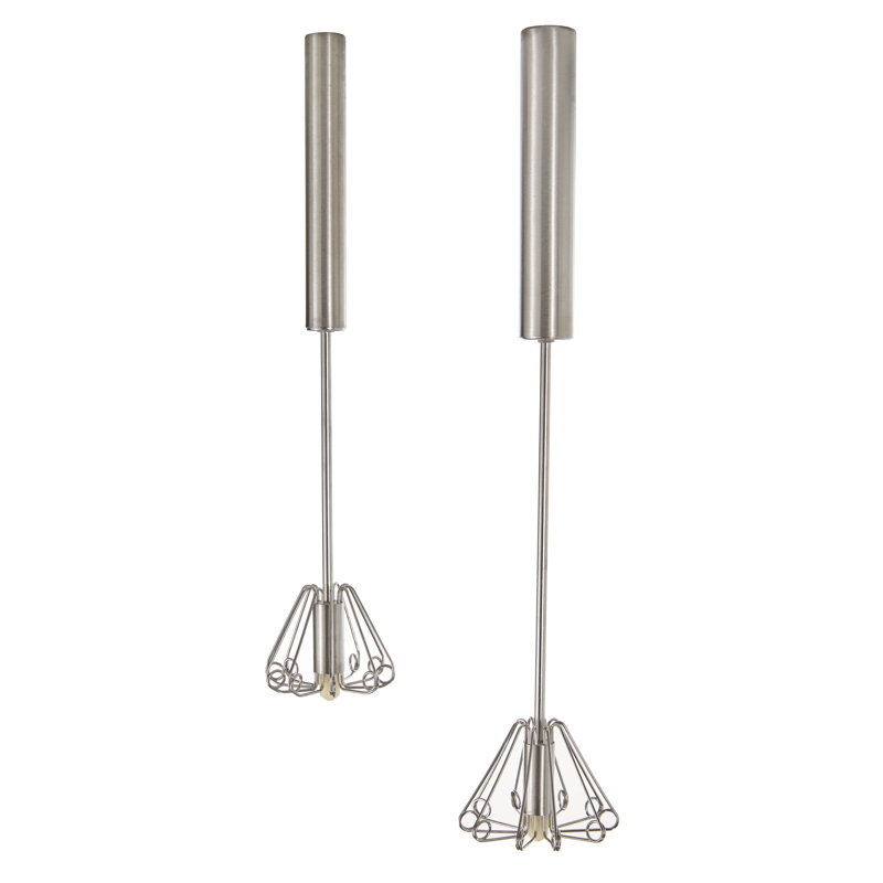Ensemble de fouets en acier inoxydable 18/10 2 pièces BergHOFF Essentials, Argent