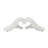 Millsap Ceramic Hand Heart Sculpture -898518983