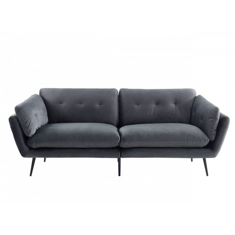 Cody 84" Flared Arm Sofa, Gray