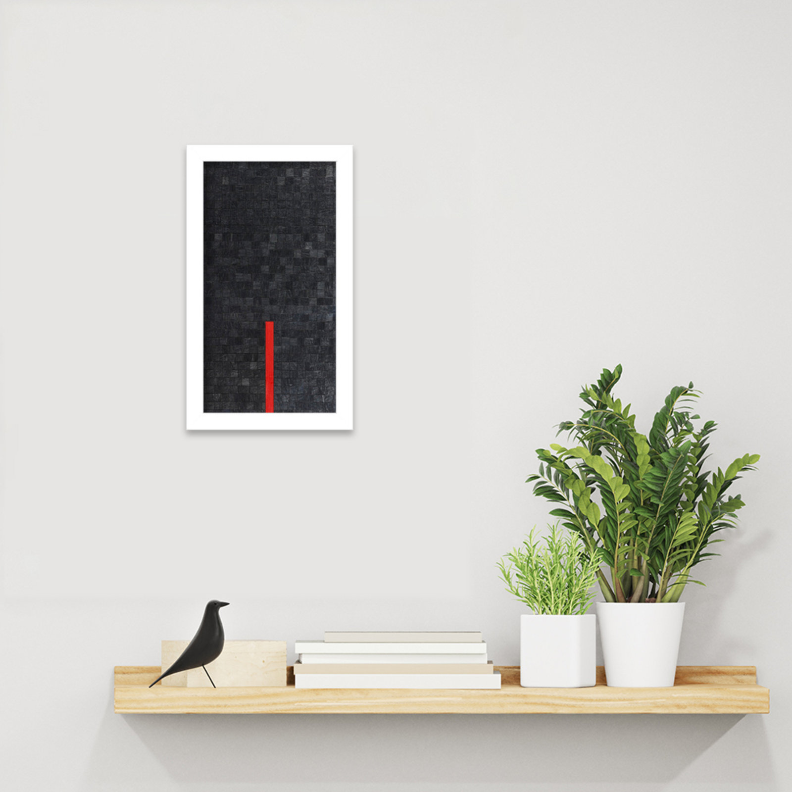Close by Alex Dunn, 13" H x 8" W, White
