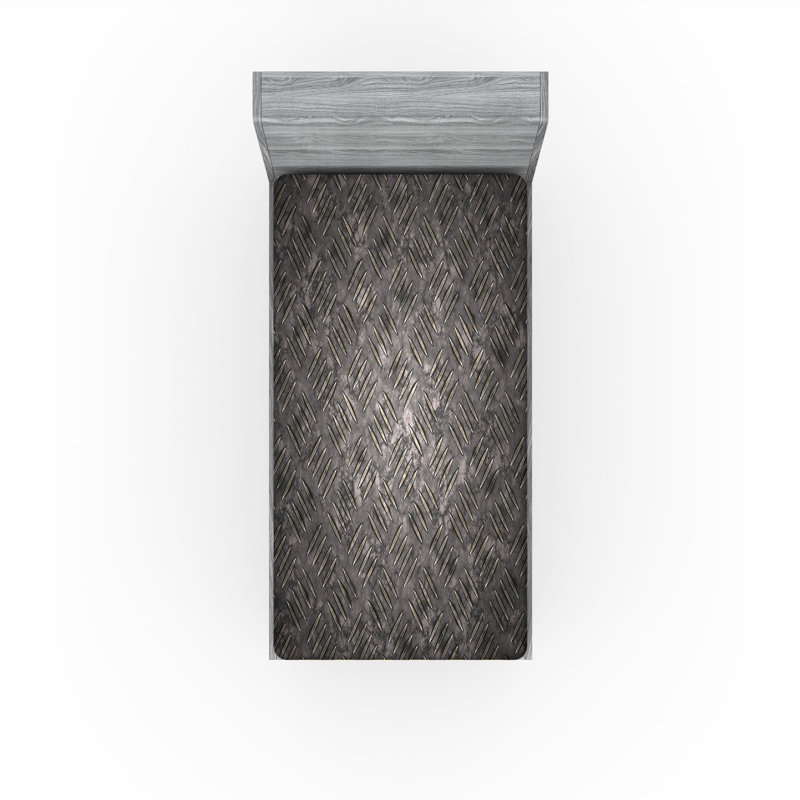 Ensemble de 2 drap-housse Ambesonne Construction, Drap-housse de taille simple