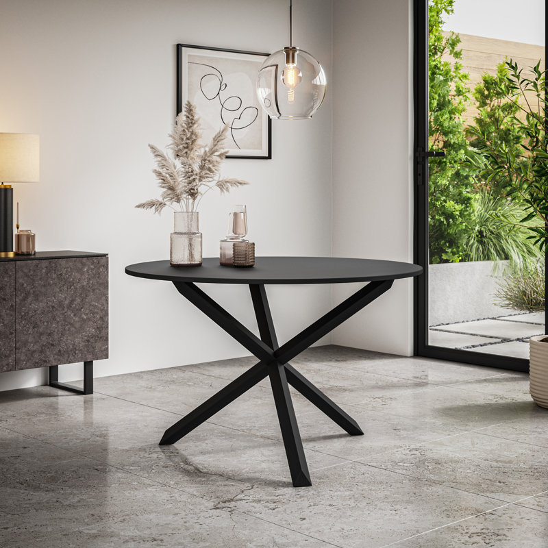 Weatogue 6 - Person Dining Set, Black