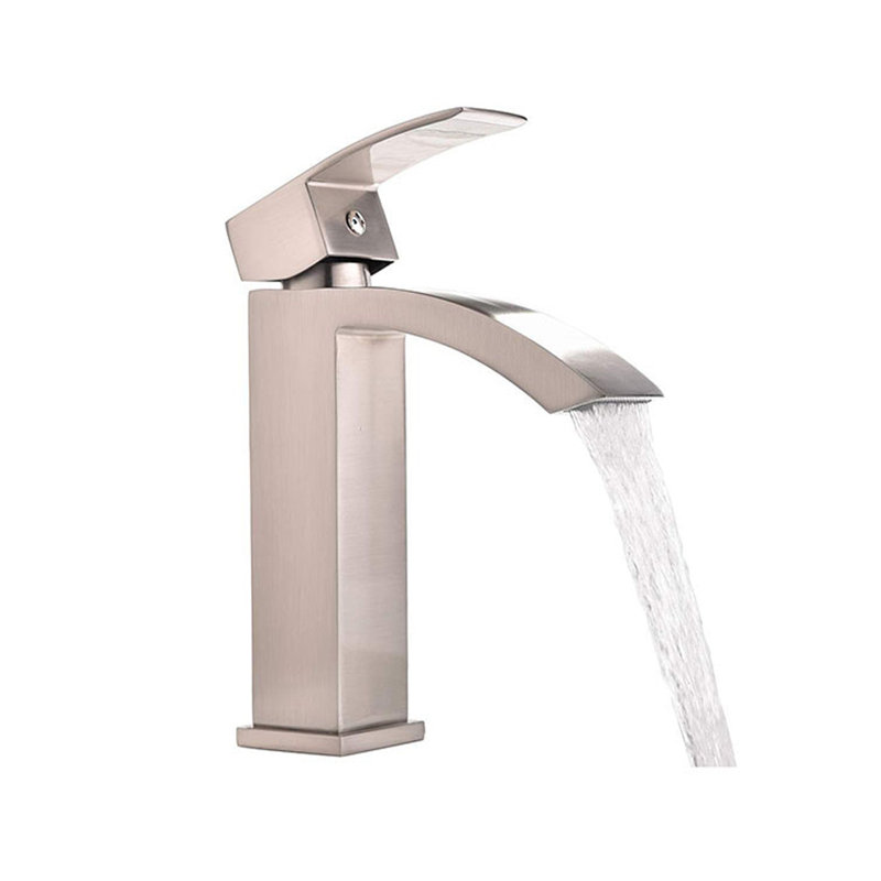Single-handle Bathroom Faucet, Brushed Nickel