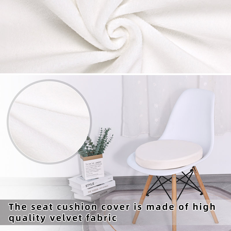 Coussin de chaise d'intérieur 2 po, Blanc