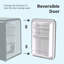 SnowLion Premium 106L style rétro 3,74 pieds cubes Mini réfrigérateur autoportant sous le comptoir-87744230