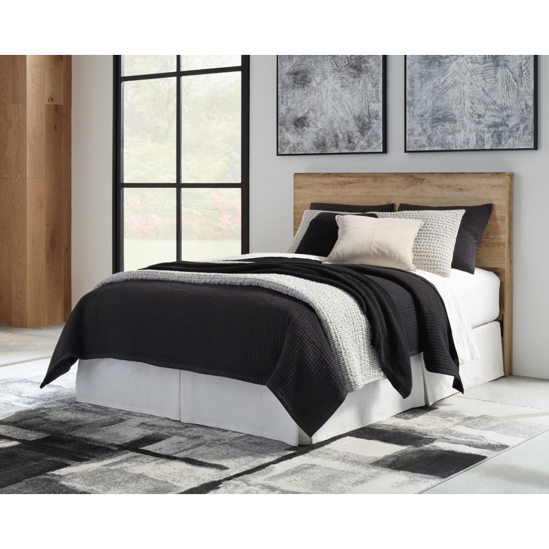 Homeira Panel Headboard, Grand lit