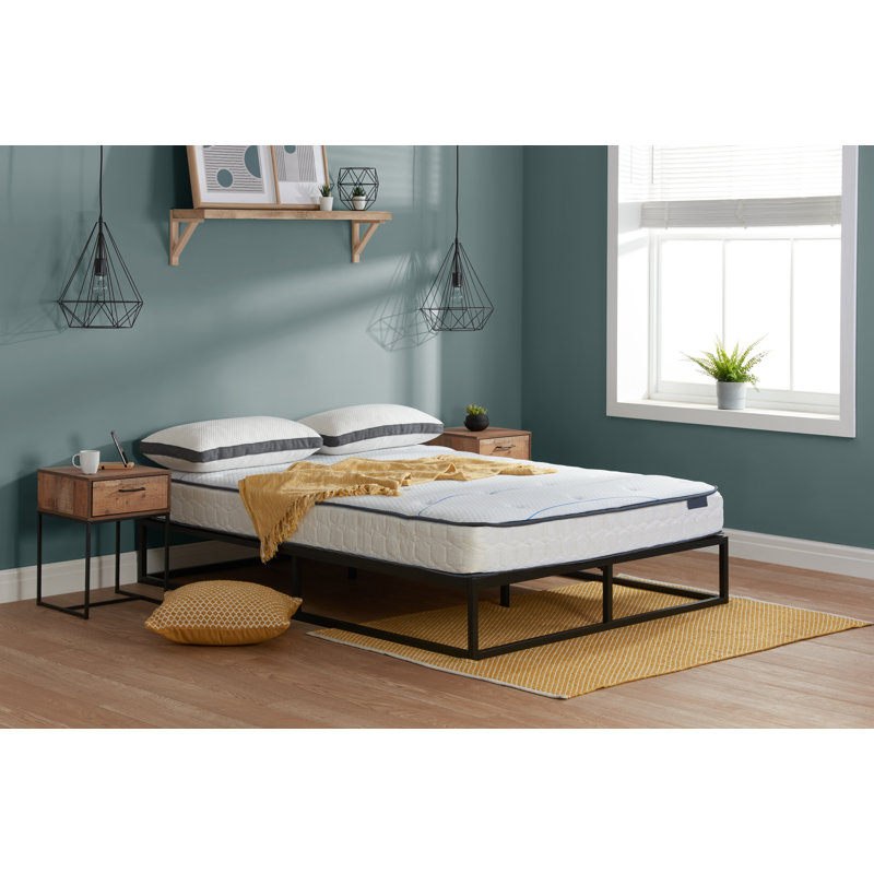 Upholstered Bed, Double (4'6), Grey
