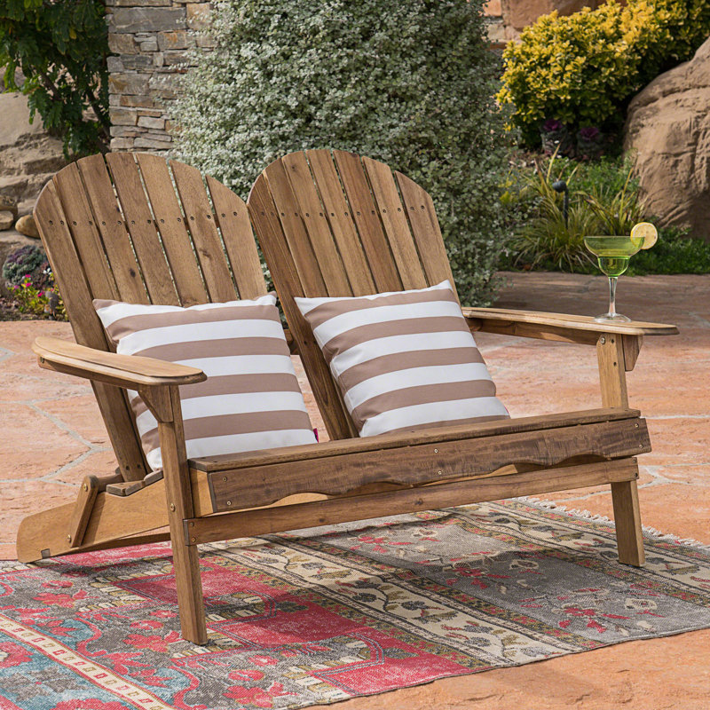 Adirondack Loveseat, Natural
