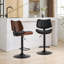 Ensemble de 2 tabourets de bar Bentwood-654192330
