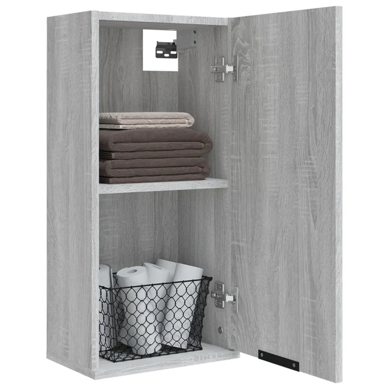 Jiahao Bathroom Cabinet, Grey Sonoma