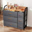 Bellock Metal 6 - Drawer Chest of Drawers, 80cm W Bedroom Drawer-360866943