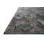 Tapis bleu / orange en polyester fabriqué à la main Emilianna-833348620