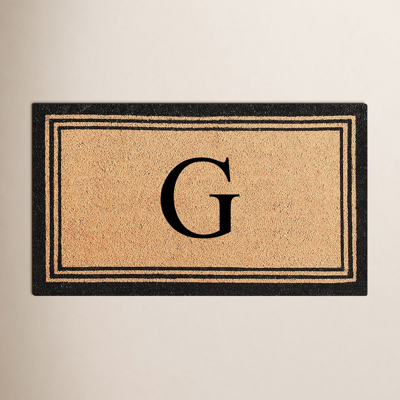 Winston Porter DeHond Pure Natural Coir Non-Slip Outdoor Door Mat & Reviews | Birch Lane