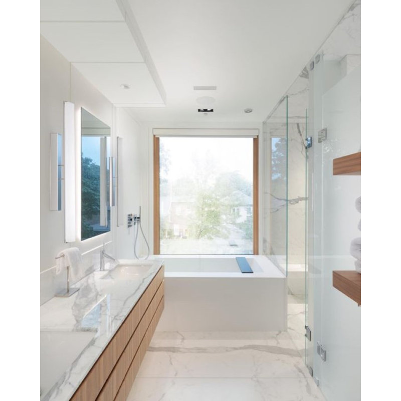 Cube 72'' L Soaking Bathtub, Brushed Nickel, Matte White