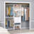 Impressions 25" Closet Tower With 2 Drawers And Top Shelves
