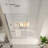 Bath Tub Pivot Shower Screen,With 1/4" Tempered Glass And Towel Bar-112520906