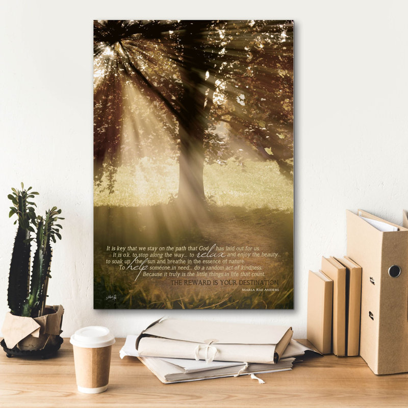 'Stay on the Path' by Marla Rae, Giclee Canvas Wall Art, 18" W x 26" H x 2.4" D