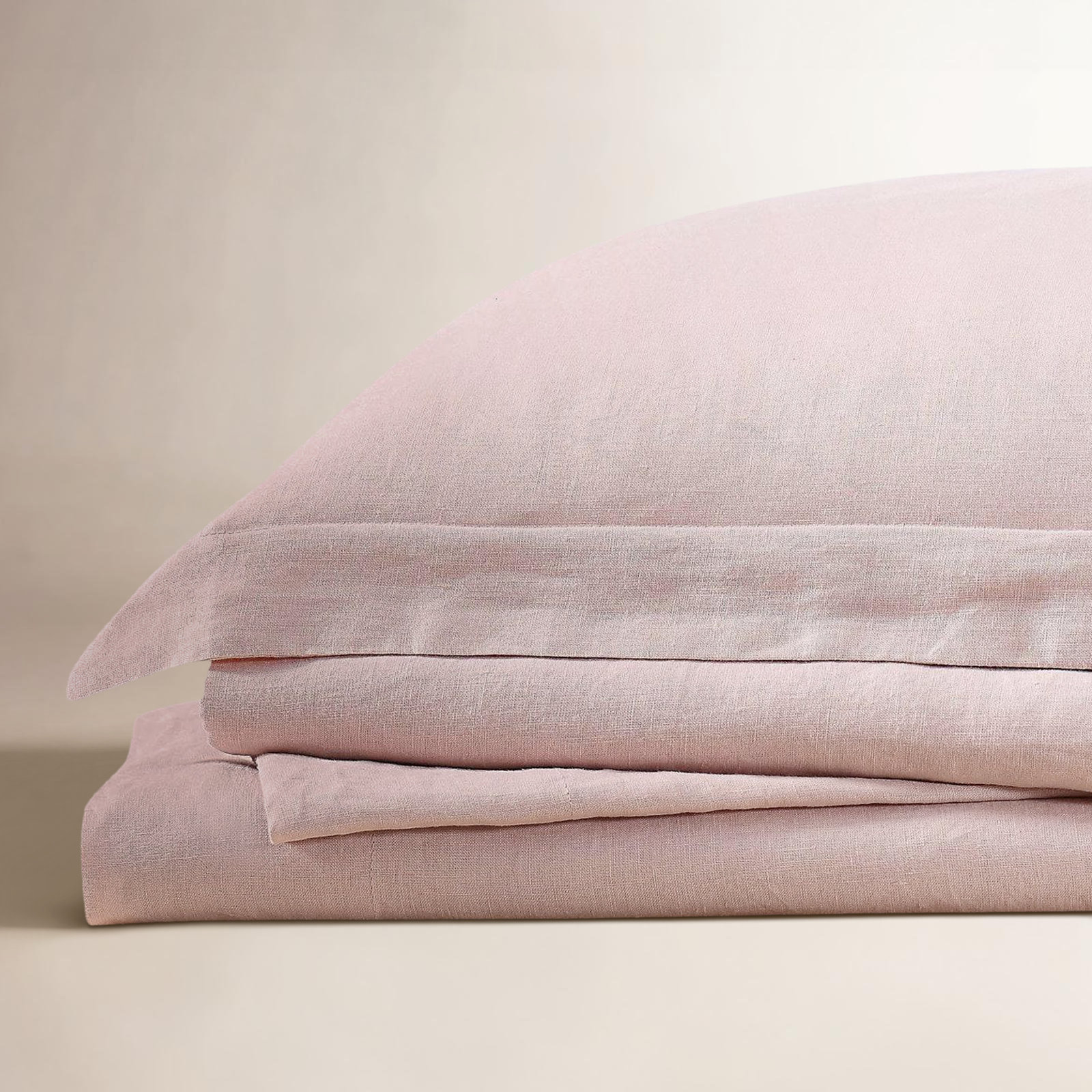 Nena Linen Sheet Set, Cal. King, Blush